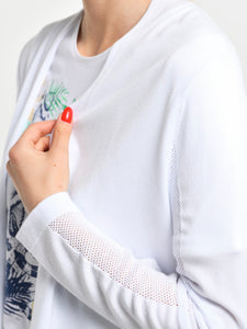 Knit Cardigan — White or Navy