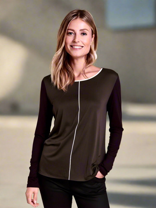 Top with Silky Front