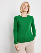 Pullover with a Decorative Knit Pattern