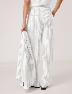 Flowing Trouser with Pinstripes