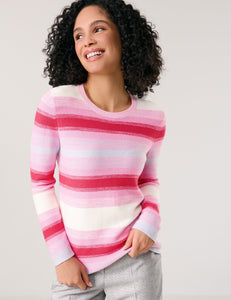 Striped Knit Pullover