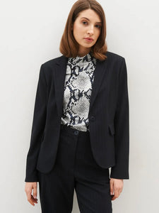 Pinstripe Blazer