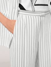 Flowing Trouser with Pinstripes