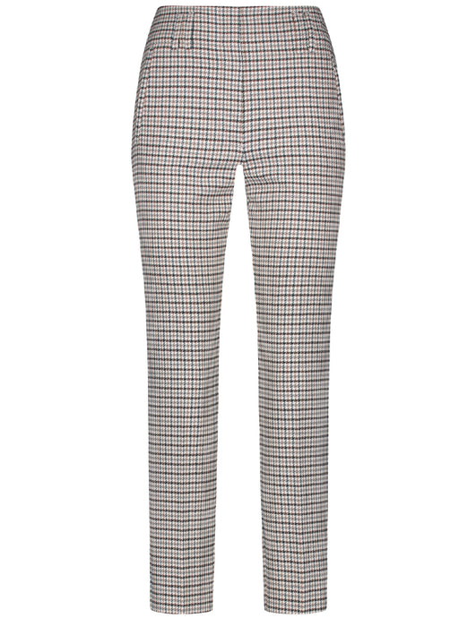 Trousers with a Check Pattern