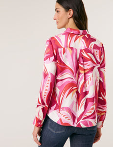 Blouse with a Floral Pattern