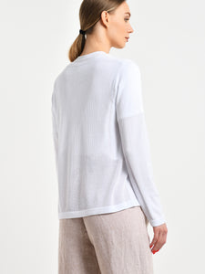 Knit Cardigan — White or Navy