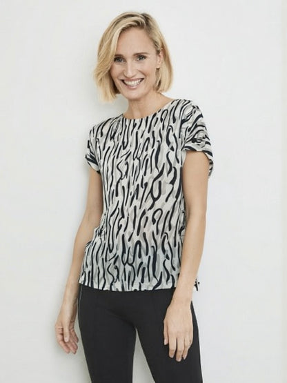 Top with Silky Front