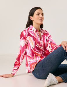 Blouse with a Floral Pattern