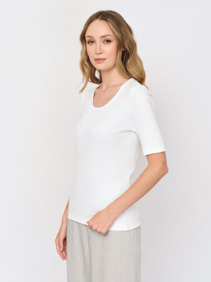 Ribbed T-shirt