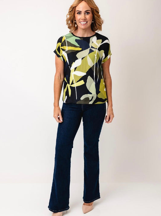 Top with Silky Front