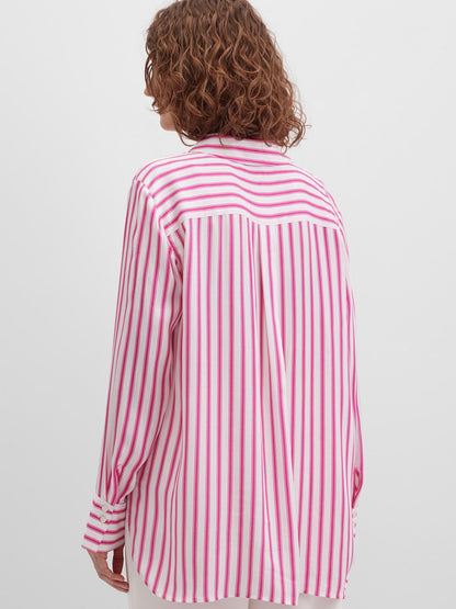 Blouse with Satin Finish