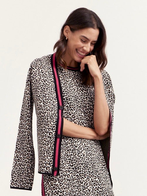 Leopard Print Cardigan
