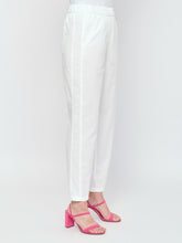 Pull-on Cotton Pant — White