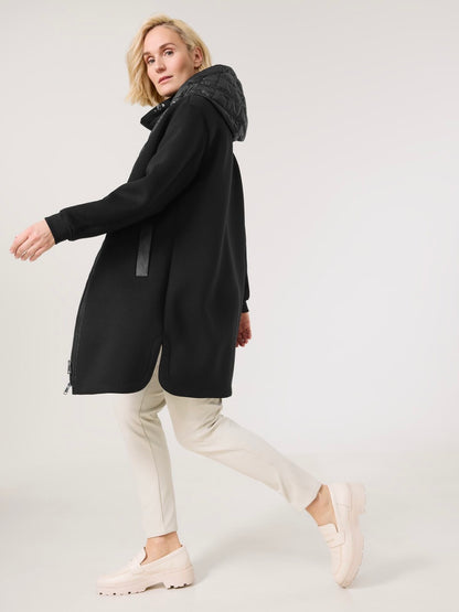 Coat with Detachable Hood