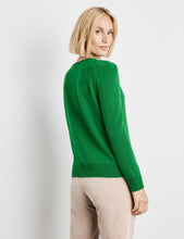 Pullover with a Decorative Knit Pattern