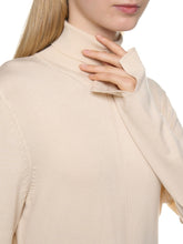 Knit Turtleneck — Beige