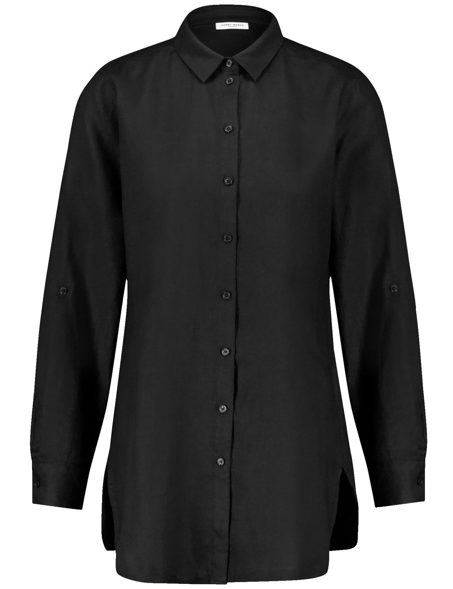 Linen Blouse with Side Slits