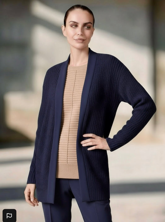 Knit Cardigan in Navy
