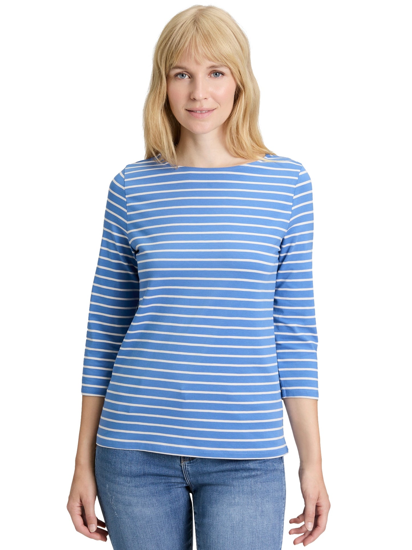 Top with Fine Stripes