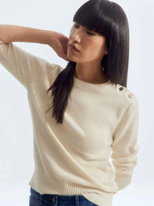 Pullover with Button Detail