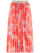 Patterned Pleated Skirt