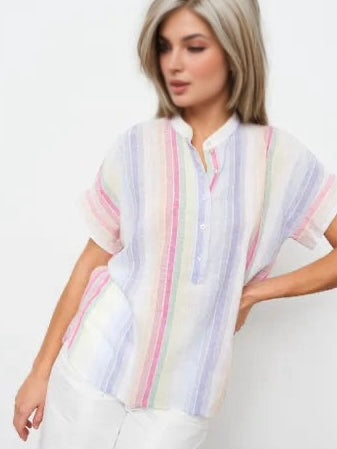 Pastel Striped Blouse