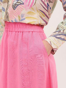 Pull-on Linen Skirt