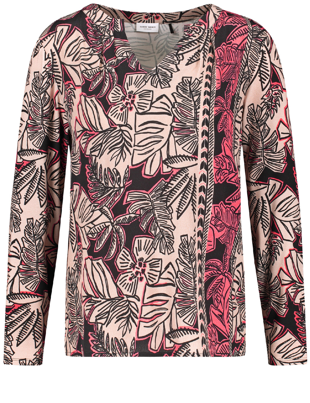 Top with Tropical Print