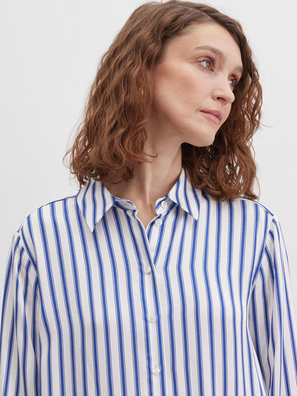 Blouse with Satin Finish