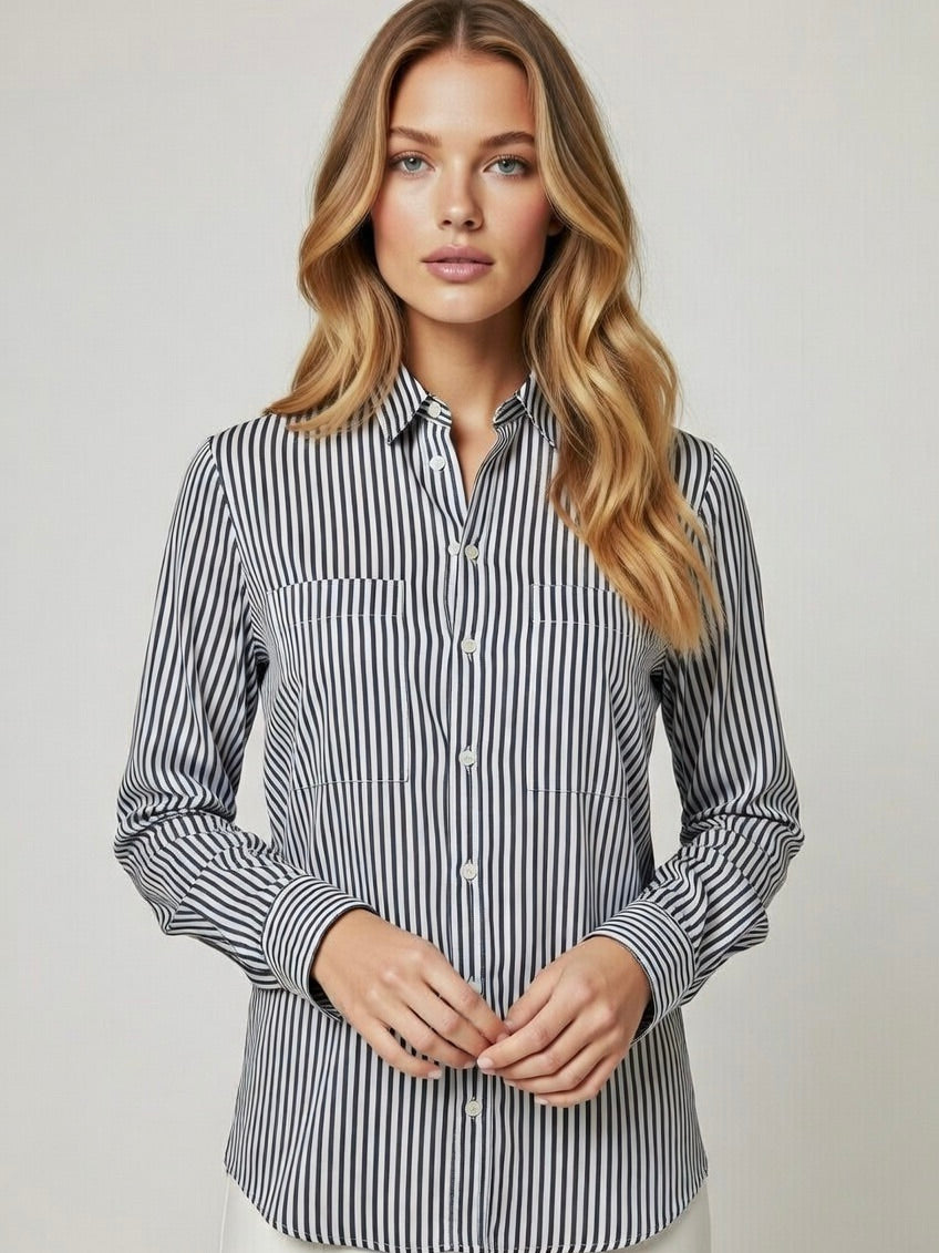 NEW Blouse with Fine Stripes - GERRY WEBER