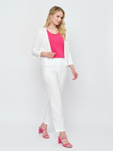 Pull-on Cotton Pant — White