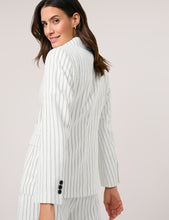 Classic Blazer with Pinstripes