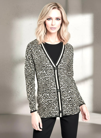 Leopard Print Cardigan