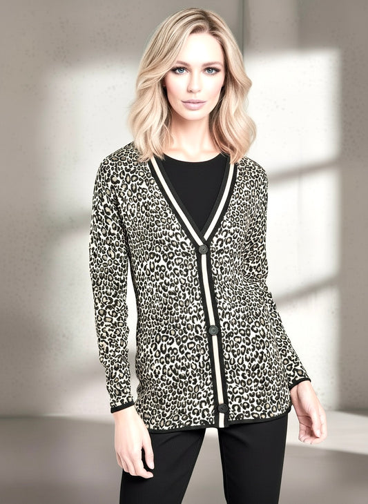 Leopard Print Cardigan