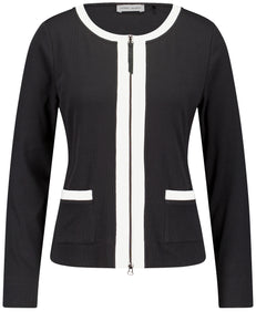 Zippered Cardigan