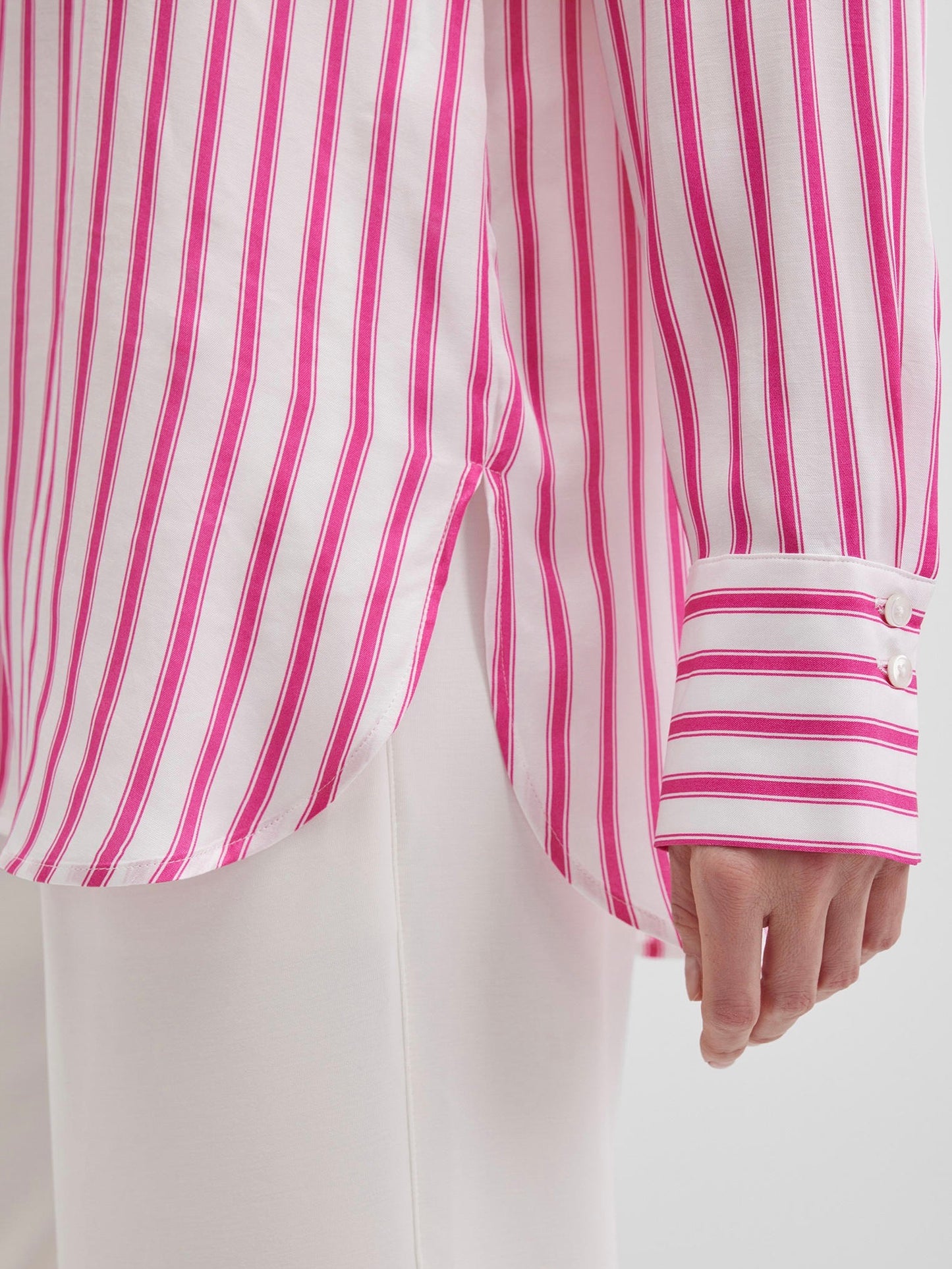 Blouse with Satin Finish