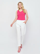 Pull-on Cotton Pant — White