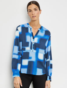 Flowing Blouse with Print