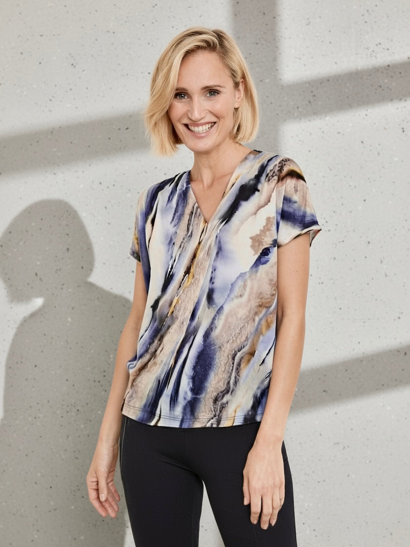 Top with Silky Front