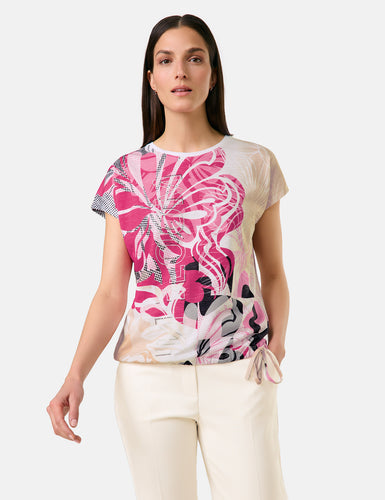 Casual Top with Drawstring