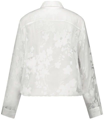 Jacket with a Floral Pattern