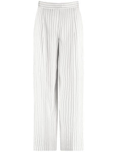 Flowing Trouser with Pinstripes