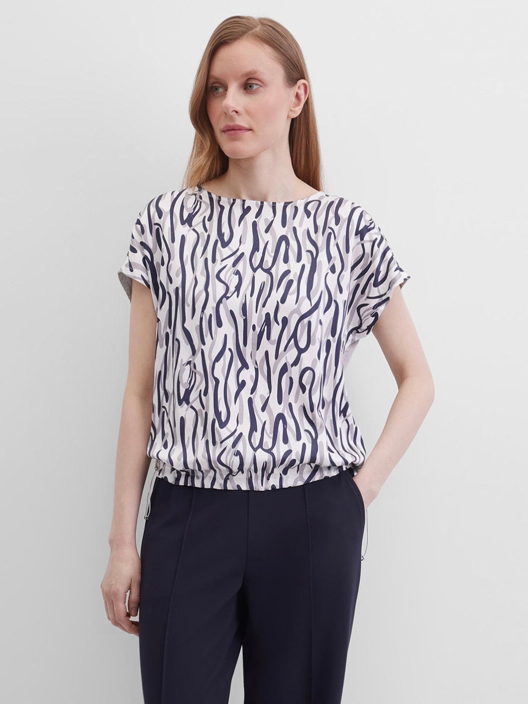 Top with Silky Front