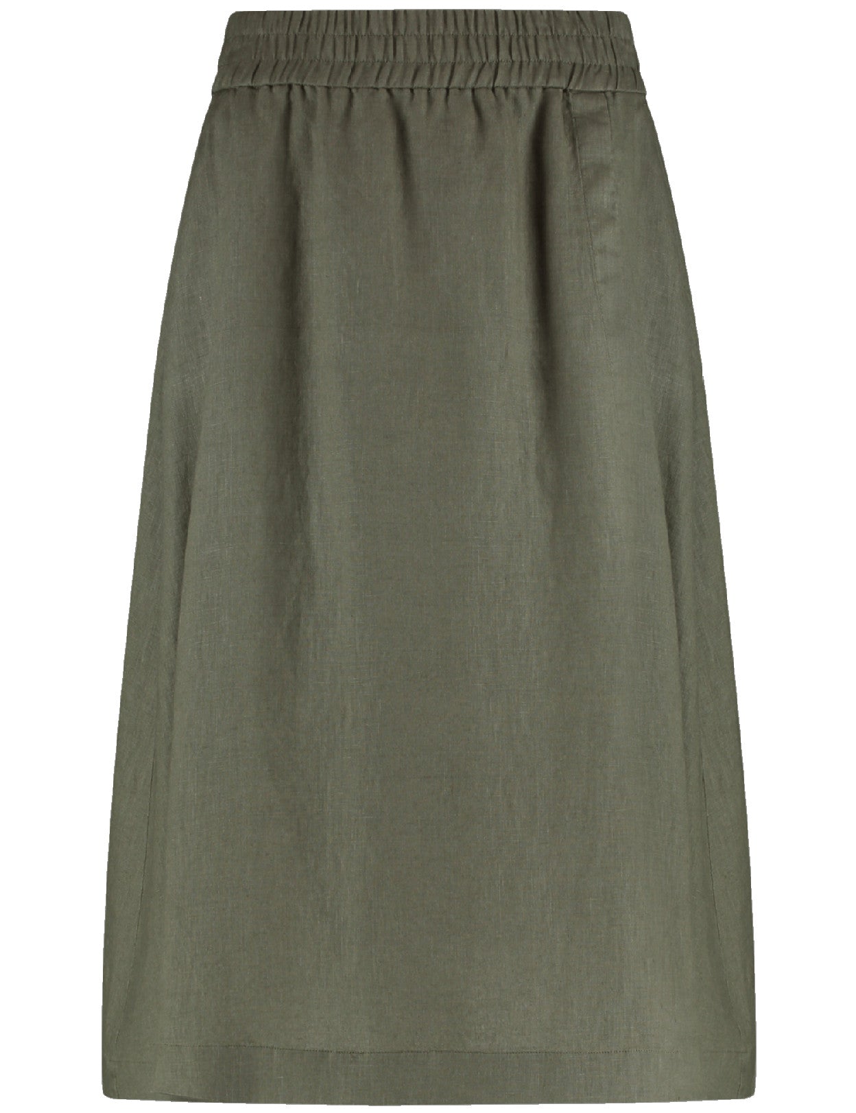Pull-on Linen Skirt
