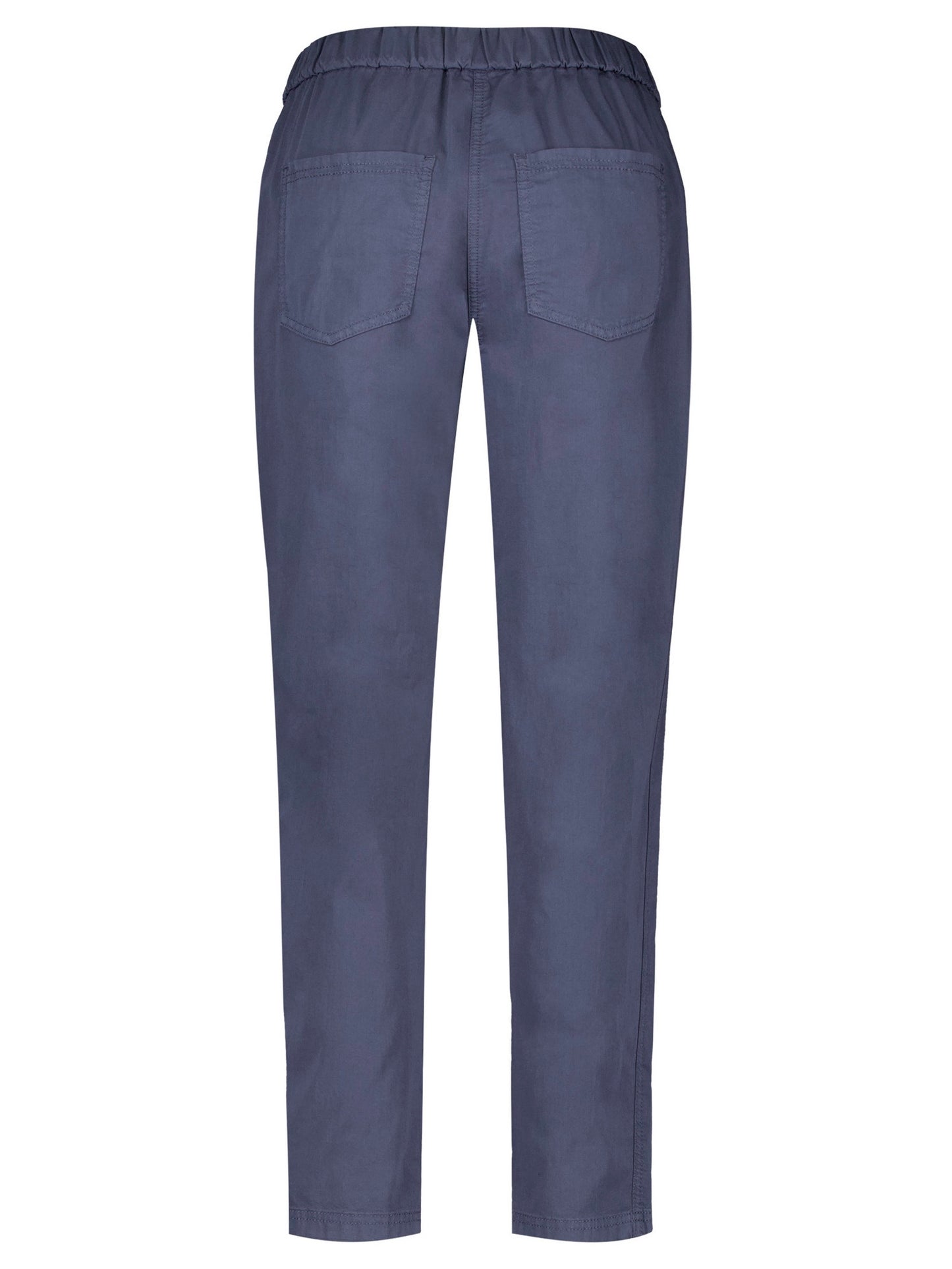 Pull-on Cotton Pant — Navy
