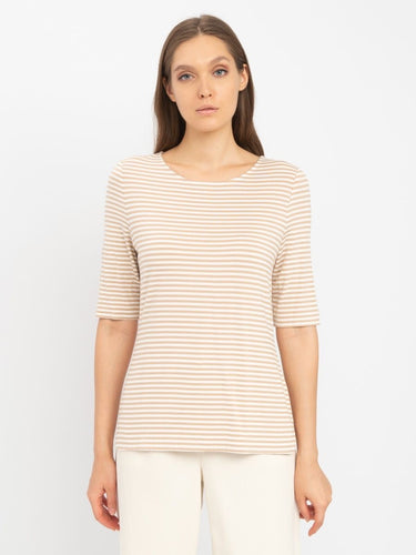 Top with Fine Stripes