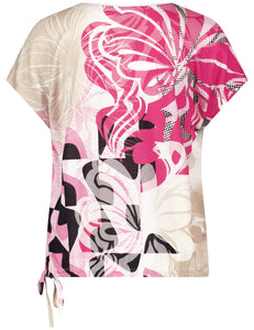 Casual Top with Drawstring