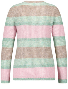 Pullover with Block Stripes