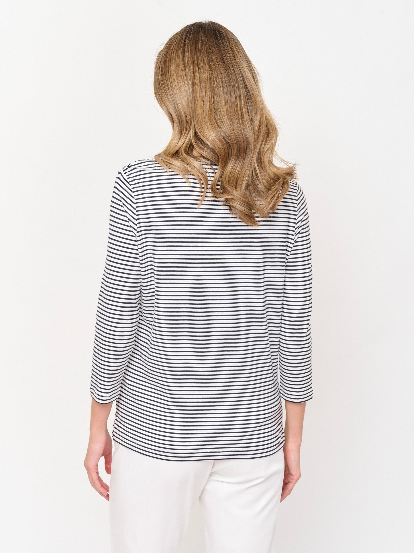 Top with Fine Stripes