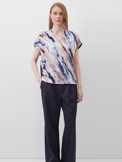 Top with Silky Front